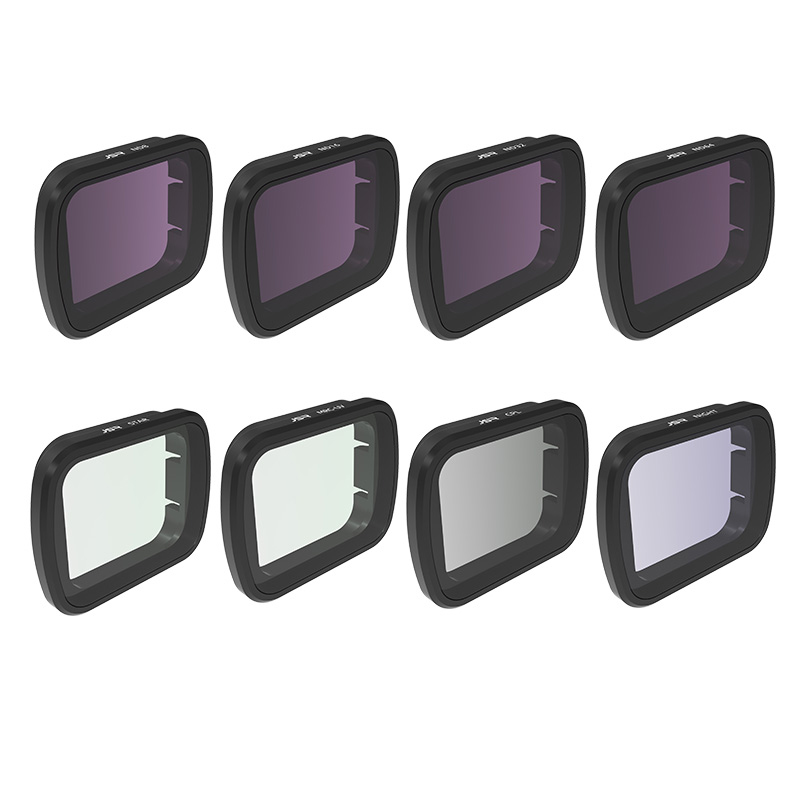 Drone Camera Filter - UV偏光ガラスフィルターキット,ndpl光学ガラスフィルターキット,djiレンズプロテクター,nd16 32 64 128