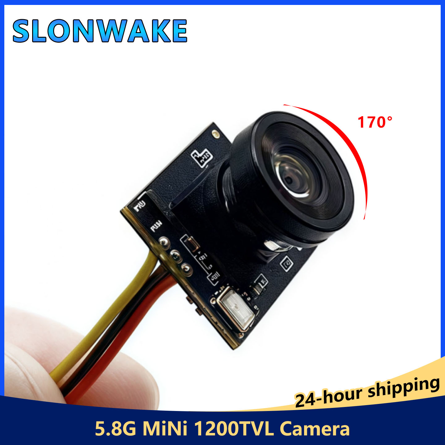 Drone Camera Wide Angle - SLONWAKE ウルトラミニ 5.8G FPVカメラ | 1200TVL