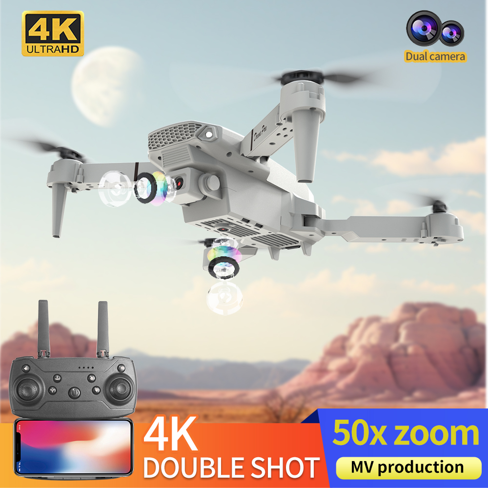 2026年新型 E88 プロ仕様 HD 4K RCドローン  - Drone Camera Wide Angle のレビューと価格