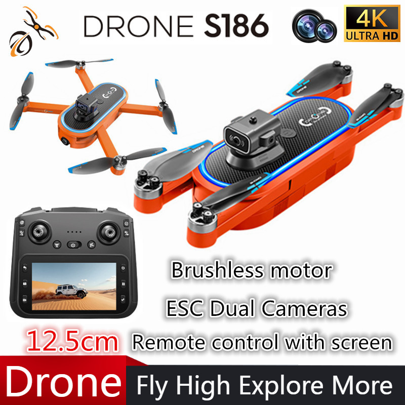 2025 S186 ドローン プロ仕様 4K HD デュアル - Drone Camera Professional のレビューと価格