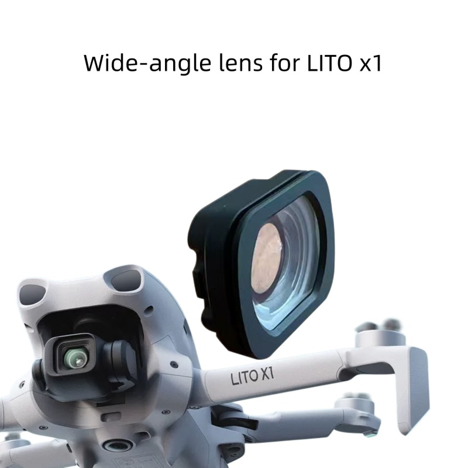 DJI Lito x1用広角レンズ、光学ガラスアルミニウムフ - Drone Camera Wide Angle のレビューと価格