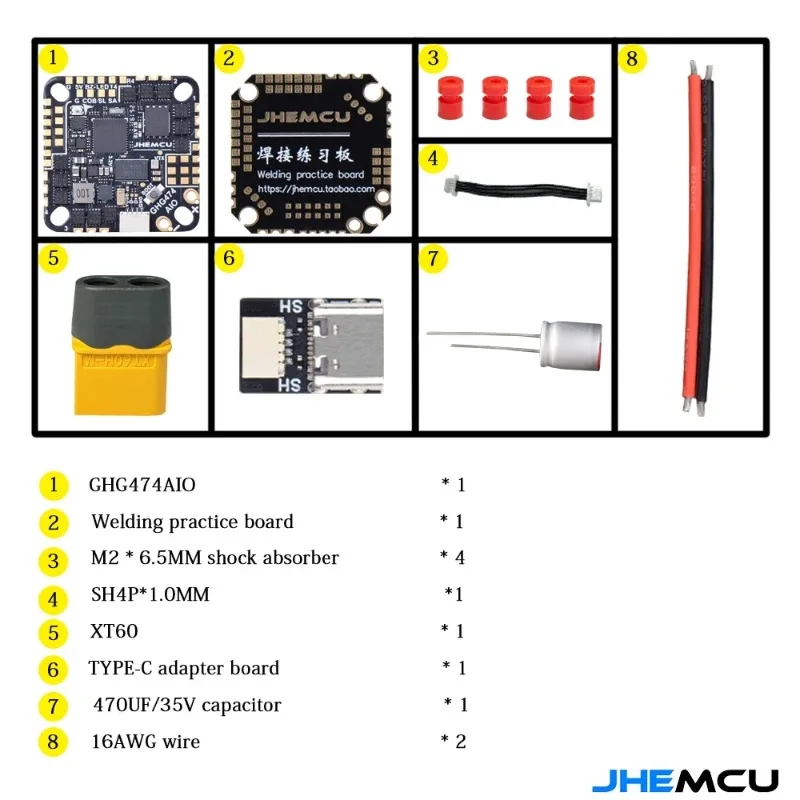 JHEMCU GHG474AIO 40A AIO フライトコ - Betaflight Fc F4 のレビューと価格
