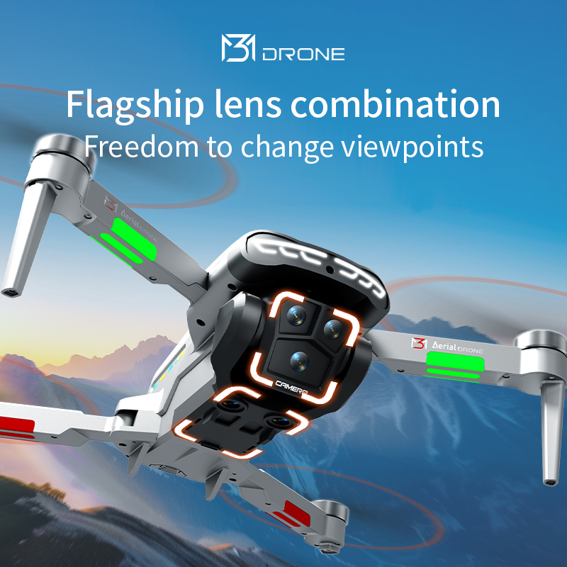 M3 プロフェッショナルドローン 4K HD 航空写真 4. - Drone Camera Professional のレビューと価格