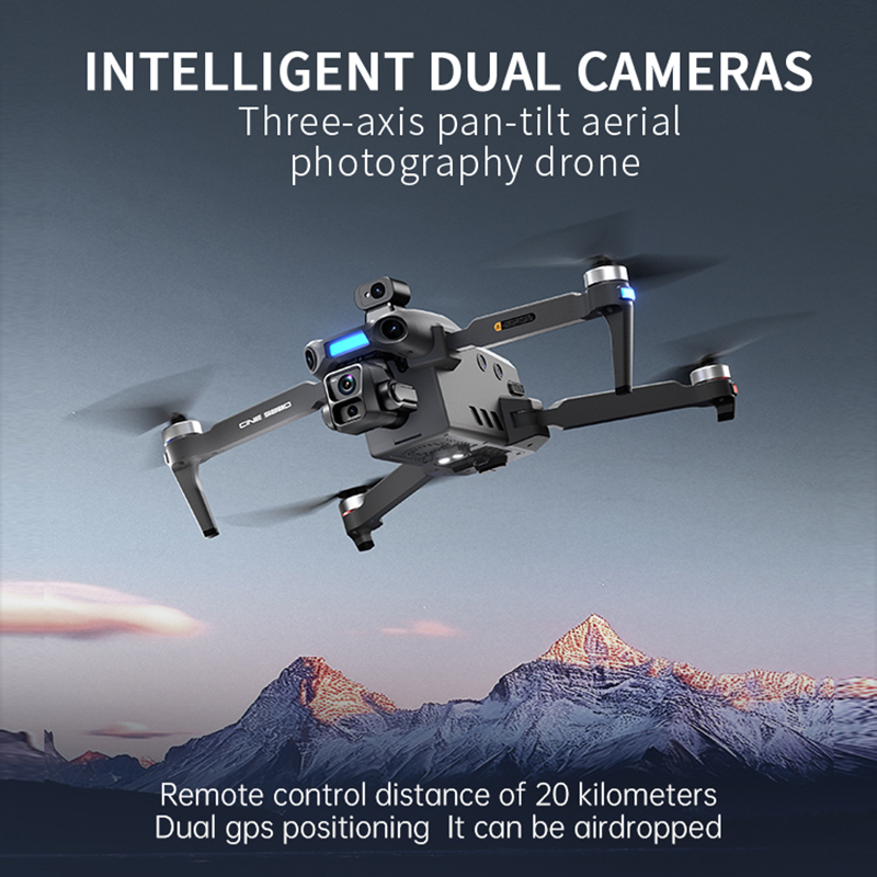 2026年新型8Kデュアルカメラドローン、5.5インチ大型ス - Drone Camera Mount のレビューと価格
