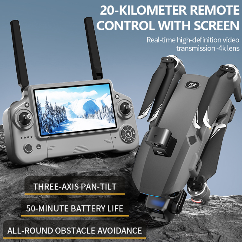 2026年新型8Kデュアルカメラドローン、5.5インチ大型ス - Drone Camera Mount のレビューと価格