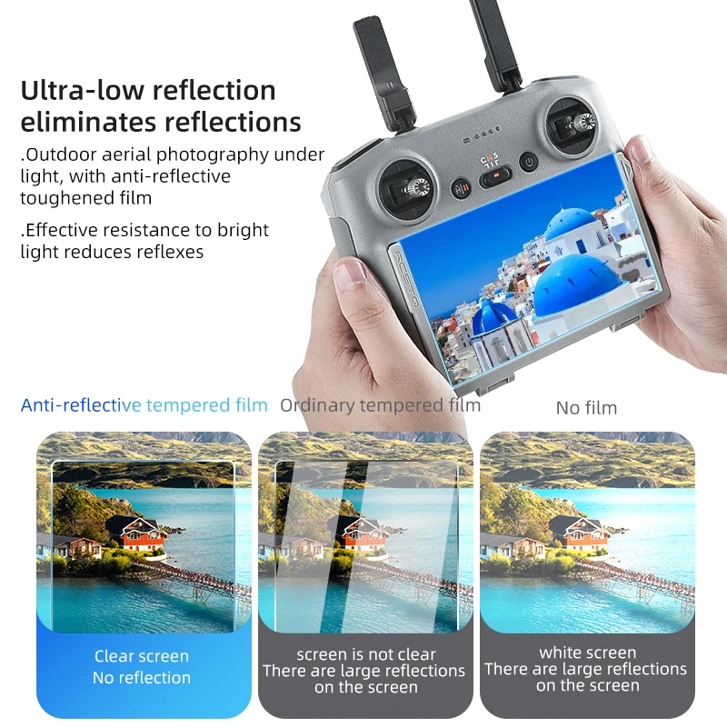 Rcstq-リモコン用反射フィルム、反射防止、強化フィルム、 - Dji Drone Mini 3 のレビューと価格