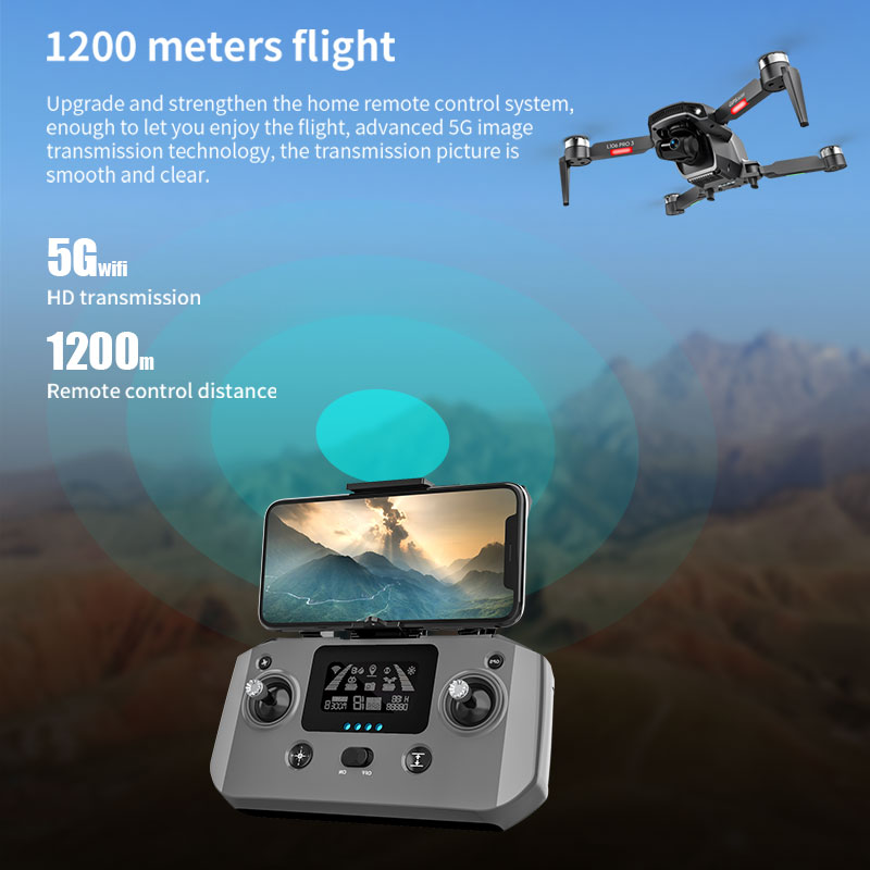 ドローンL106pro 3,4K 5g,wifi,fpv,折 - Drone Camera Professional のレビューと価格