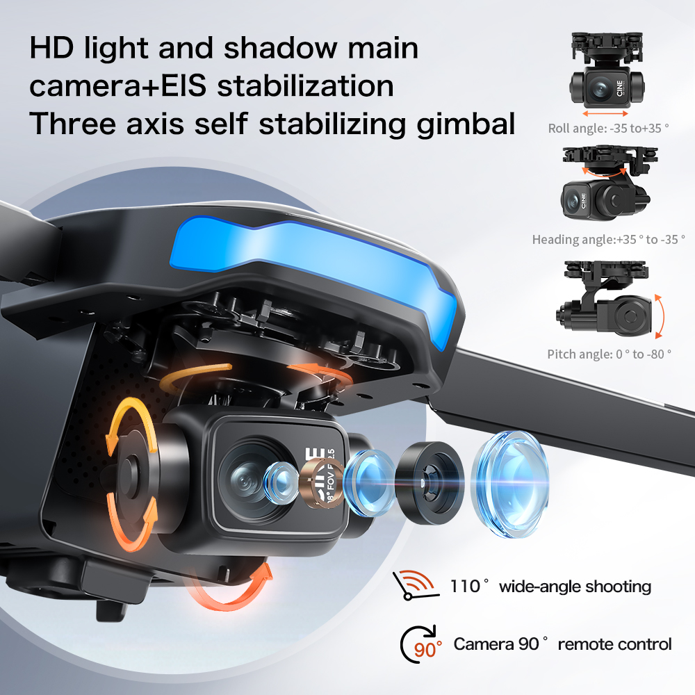 新型S-X1 MAXドローン GPS 8Kプロフェッショナル - Drone Camera Mount のレビューと価格