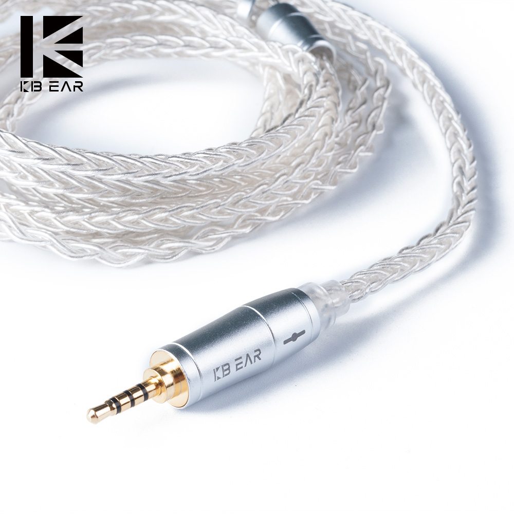 KBEAR 8 コアアップグレードシルバー有線イヤホンケーブ - Eachine Drone E010 のレビューと価格