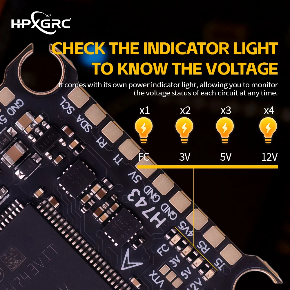 HPXGRC H743 フライトコントローラー デュアル I - Betaflight Fc F7 のレビューと価格